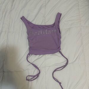Purple Sleeveless Top